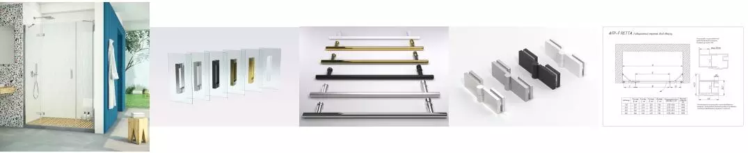 Душевая дверь «Vegas Glass» AFP-F Retta 150/199,5 прозрачная/глянцевый хром левая Душевая дверь «Vegas Glass» AFP-F Retta 150/199,5 прозрачная/глянцевый хром левая