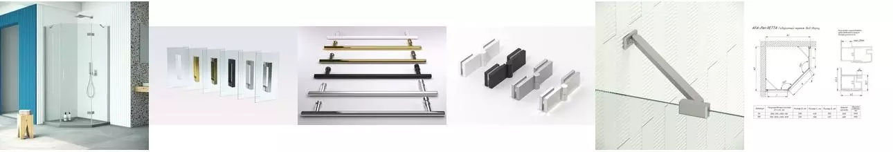 Душевой угол-ограждение «Vegas Glass» AFA-Pen Retta 90/90 Crystalvision/матовый хром без поддона правый Душевой угол-ограждение «Vegas Glass» AFA-Pen Retta 90/90 Crystalvision/матовый хром без поддона правый