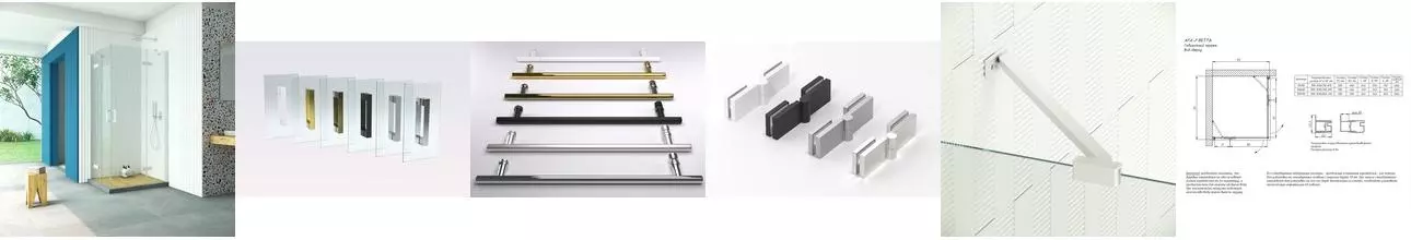 Душевой угол-ограждение «Vegas Glass» AFA-F Retta 100/80 прозрачный/белый без поддона правый Душевой угол-ограждение «Vegas Glass» AFA-F Retta 100/80 прозрачный/белый без поддона правый
