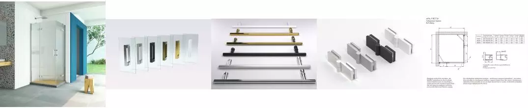 Душевой угол-ограждение «Vegas Glass» AFA-F Retta 100/80 прозрачный/глянцевый хром без поддона левый Душевой угол-ограждение «Vegas Glass» AFA-F Retta 100/80 прозрачный/глянцевый хром без поддона левый