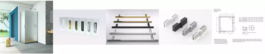 Душевой угол-ограждение «Vegas Glass» AFA-F Retta 100/90 прозрачный/глянцевый хром без поддона правый Душевой угол-ограждение «Vegas Glass» AFA-F Retta 100/90 прозрачный/глянцевый хром без поддона правый