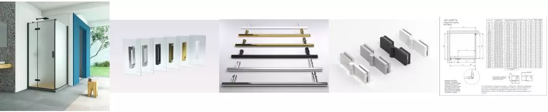 Душевой угол-ограждение «Vegas Glass» AFP-Fis Retta 110/100 сатин/чёрный матовый без поддона левый Душевой угол-ограждение «Vegas Glass» AFP-Fis Retta 110/100 сатин/чёрный матовый без поддона левый