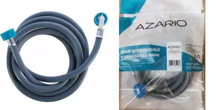 Подводка гибкая ПВХ «Azario» AZ-З-3 m 3/4"г-3/4" шланг для стиральной машины заливной (1шт.) 300 см Подводка гибкая ПВХ «Azario» AZ-З-3 m 3/4"г-3/4" шланг для стиральной машины заливной (1шт.) 300 см