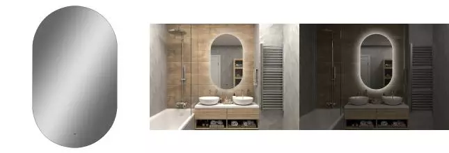 Зеркало «Misty» Титавин 700*1200 с подсветкой Зеркало «Misty» Титавин 700*1200 с подсветкой