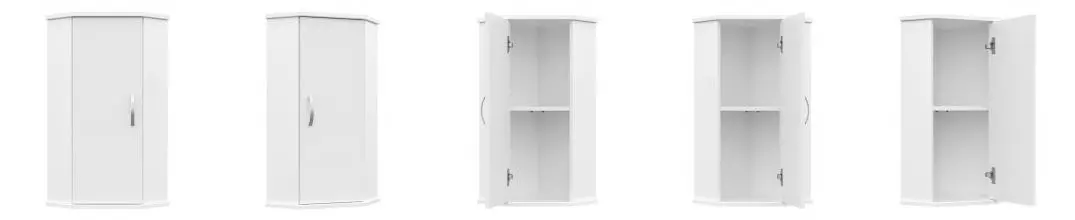 Подвесной шкаф «Misty» Лилия 34 подвесной угловой белый универсальный