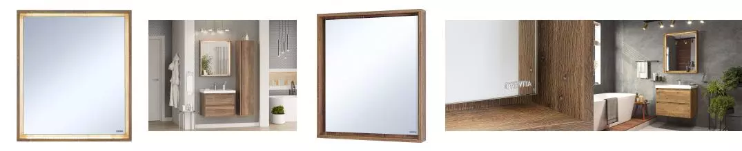 Зеркало «Brevita» Dallas 70 с подсветкой дуб галифакс олово Зеркало «Brevita» Dallas 70 с подсветкой дуб галифакс олово