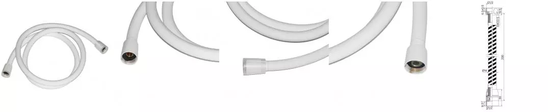 Душевой шланг «Iddis» Optima Home OPH20WLi19 200 см белый матовый Душевой шланг «Iddis» Optima Home OPH20WLi19 200 см белый матовый