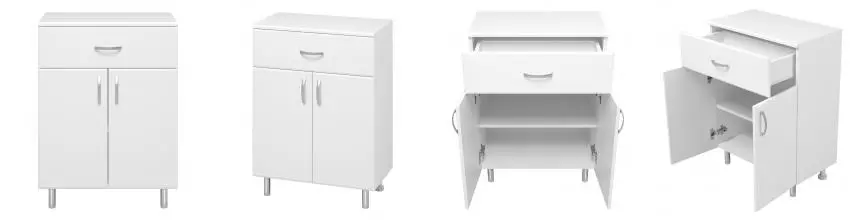 Тумба «Misty» Люси 60 белый