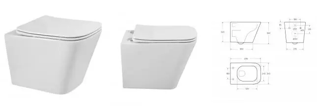Подвесной унитаз безободковый «Belbagno» Ardente-Tor BB520CH-TOR/BB3103/3106SC белый с сиденьем дюропласт с микролифтом белое Подвесной унитаз безободковый «Belbagno» Ardente-Tor BB520CH-TOR/BB3103/3106SC белый с сиденьем дюропласт с микролифтом белое