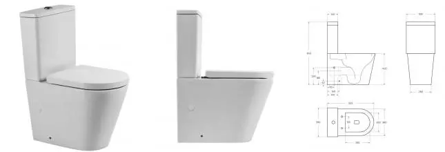 Унитаз компакт безободковый «Belbagno» Flay-Tor BB2149CP-TOR/BB2149T/BB865SC белый с сиденьем дюропласт с микролифтом белое Унитаз компакт безободковый «Belbagno» Flay-Tor BB2149CP-TOR/BB2149T/BB865SC белый с сиденьем дюропласт с микролифтом белое