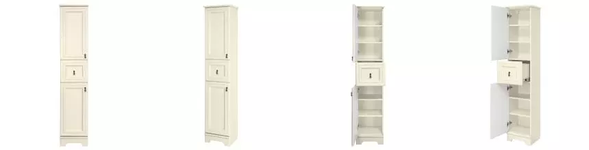 Пенал «Misty» Лувр 35 слоновая кость левый Пенал «Misty» Лувр 35 слоновая кость левый