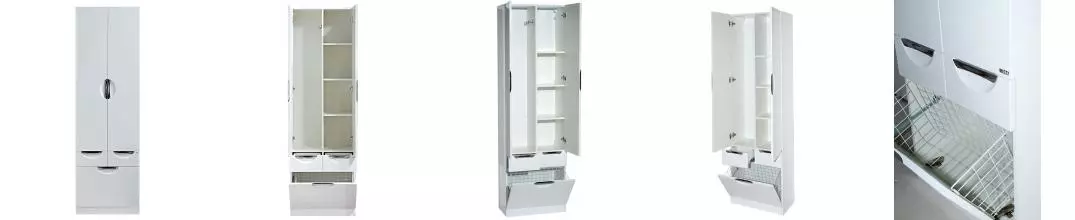 Пенал «Misty» Орхидея 60 с корзиной белый