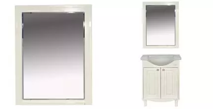 Зеркало «Misty» Шармель 65 без света бежевый Зеркало «Misty» Шармель 65 без света бежевый