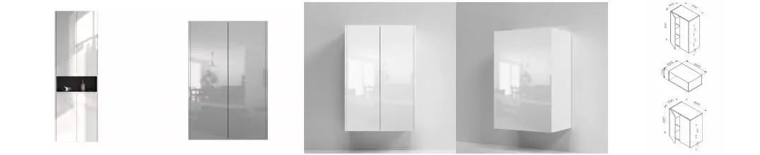 Пенал «Am.Pm» Func 60 подвесной белый глянец универсальный