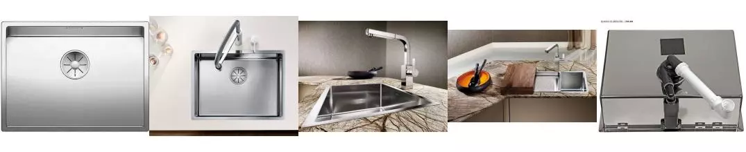 Мойка для кухни «Blanco» Claron 550-IF/N 59/44 нержавеющая сталь нержавеющая сталь