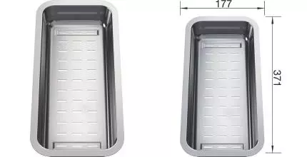 Коландер «Blanco» 226189 на кухонную мойку нержавеющая сталь