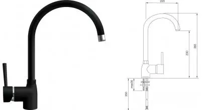 Смеситель для кухонной мойки «Lava» Minimale MN 0636 LAV lava Смеситель для кухонной мойки «Lava» Minimale MN 0636 LAV lava