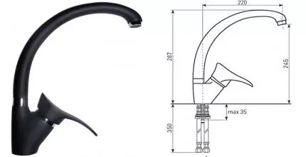 Смеситель для кухонной мойки «Lava» SG01 LAV lava Смеситель для кухонной мойки «Lava» SG01 LAV lava