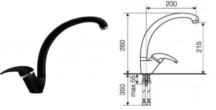 Смеситель для кухонной мойки «Lava» WEB WE 0600 LAV lava Смеситель для кухонной мойки «Lava» WEB WE 0600 LAV lava