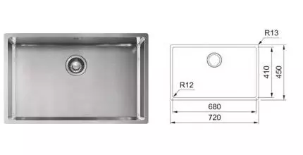 Мойка для кухни «Franke» Box BXX 210/110-68 72/45 нержавеющая сталь Мойка для кухни «Franke» Box BXX 210/110-68 72/45 нержавеющая сталь