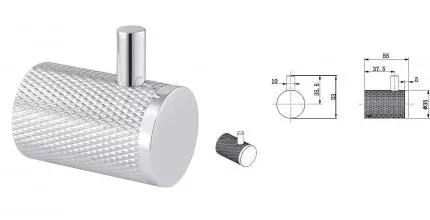 Крючок «Allen Brau» Priority 4.0 6.31C01-00 на стену хром