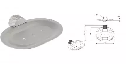 Мыльница «Allen Brau» Priority 4.0 6.31C04-BN на стену брашированный никель Мыльница «Allen Brau» Priority 4.0 6.31C04-BN на стену брашированный никель