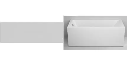 Экран под ванну «Am.Pm» Gem 160/70 белый