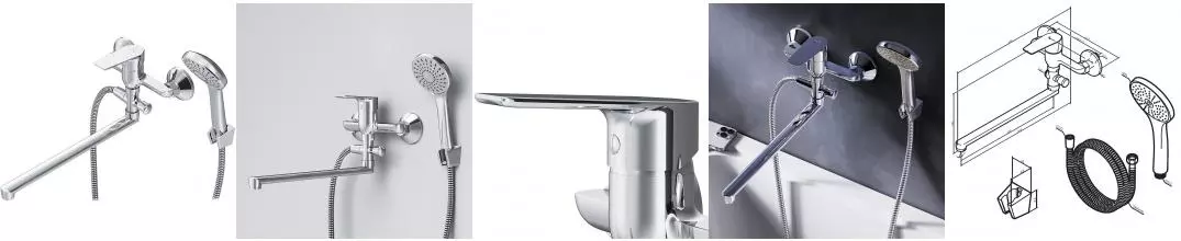 Смеситель для ванны «Am.Pm» Gem F90A90100 хром