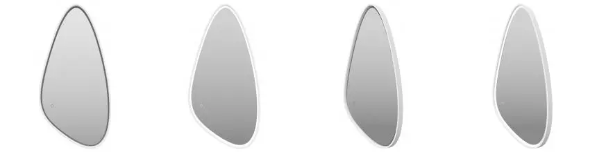 Зеркало «Brevita» Venus 60/120 капля с подсветкой белое Зеркало «Brevita» Venus 60/120 капля с подсветкой белое