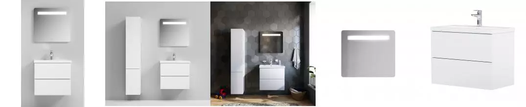 Мебель для ванной подвесная «AM.PM Plus» Gem Plus 60 белый глянец
