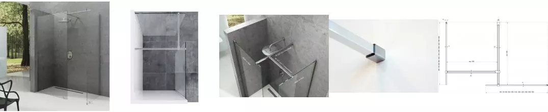 Душевой угол-ограждение «Ravak» Walk-In Double Wall 140-210/100 Transparent/хром универсальный Душевой угол-ограждение «Ravak» Walk-In Double Wall 140-210/100 Transparent/хром универсальный