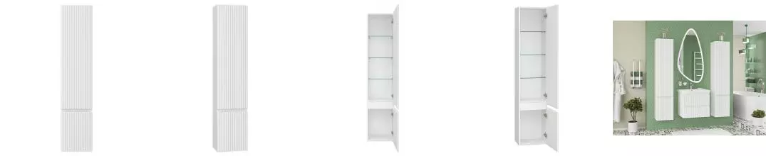 Пенал «Brevita» Victory 35 R подвесной белый правый Пенал «Brevita» Victory 35 R подвесной белый правый