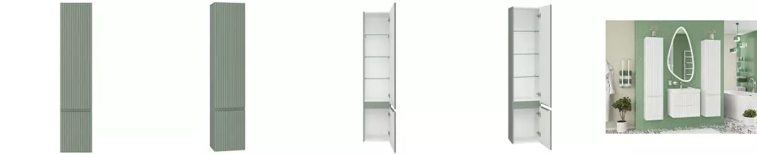 Пенал «Brevita» Victory 35 R подвесной зелёный правый