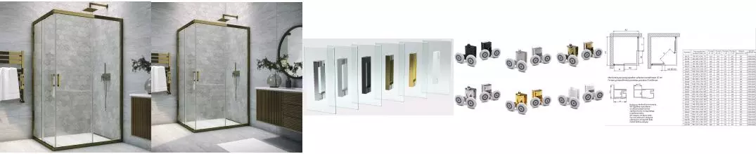 Душевой угол-ограждение «Vegas Glass» ZA-F Tur Novo 120/80 Crystalvision/бронза без поддона универсальный Душевой угол-ограждение «Vegas Glass» ZA-F Tur Novo 120/80 Crystalvision/бронза без поддона универсальный