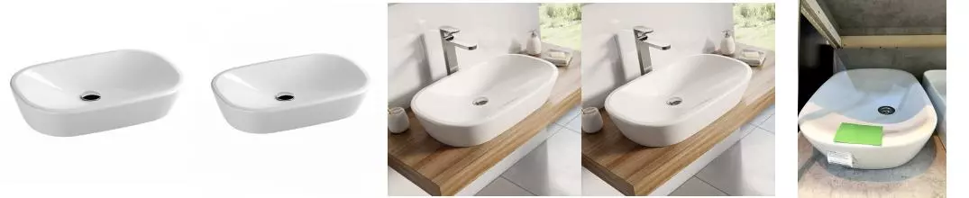 Раковина «Ravak» Ceramic 60 O фарфоровая белая