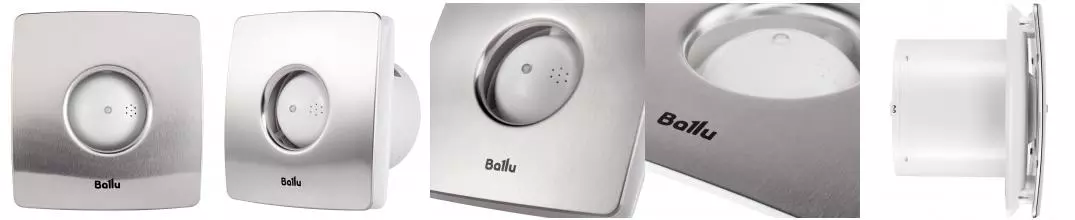 Вытяжной вентилятор «Ballu» BAFS 100 нержавеющая сталь
