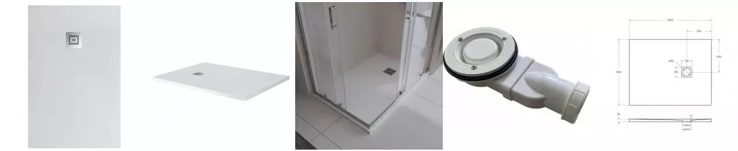 Душевой поддон «Belbagno» TRAY-MR-UNO-AH-100/80-35-W-CR низкий из литьевого мрамора прямоугольный с сифоном белый Душевой поддон «Belbagno» TRAY-MR-UNO-AH-100/80-35-W-CR низкий из литьевого мрамора прямоугольный с сифоном белый
