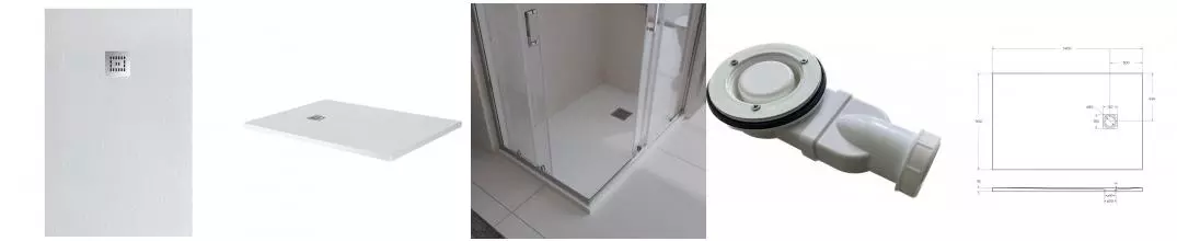 Душевой поддон «Belbagno» TRAY-MR-UNO-AH-140/90-35-W-CR низкий из литьевого мрамора прямоугольный с сифоном белый Душевой поддон «Belbagno» TRAY-MR-UNO-AH-140/90-35-W-CR низкий из литьевого мрамора прямоугольный с сифоном белый