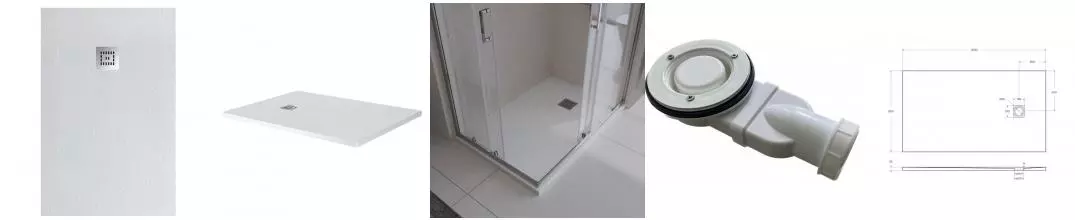 Душевой поддон «Belbagno» TRAY-MR-UNO-AH-160/90-35-W-CR низкий из литьевого мрамора прямоугольный с сифоном белый Душевой поддон «Belbagno» TRAY-MR-UNO-AH-160/90-35-W-CR низкий из литьевого мрамора прямоугольный с сифоном белый
