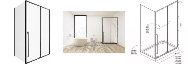 Душевой угол-ограждение «Allen Brau» Fantasy 2.0 120/80 прозрачный/чёрный матовый прямоугольный без поддона универсальный Душевой угол-ограждение «Allen Brau» Fantasy 2.0 120/80 прозрачный/чёрный матовый прямоугольный без поддона универсальный