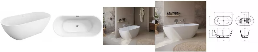 Ванна акриловая «Belbagno» Uno BB701-1400-720-K 140/72 с ножками с сифоном белая Ванна акриловая «Belbagno» Uno BB701-1400-720-K 140/72 с ножками с сифоном белая