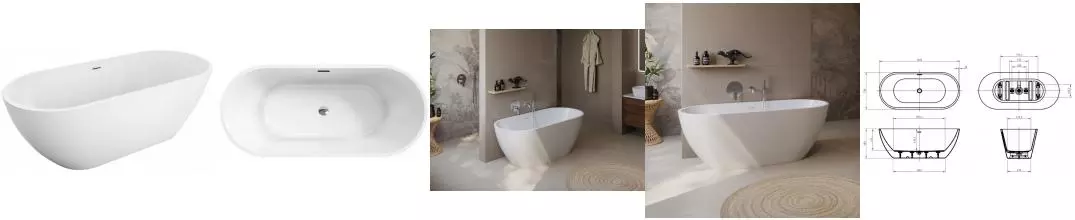 Ванна акриловая «Belbagno» Uno BB701-1600-730-K 160/73 с ножками с сифоном белая Ванна акриловая «Belbagno» Uno BB701-1600-730-K 160/73 с ножками с сифоном белая