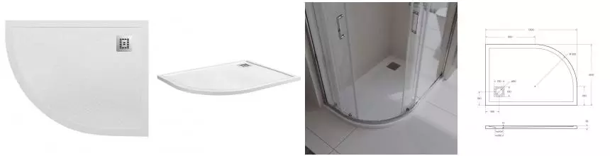 Душевой поддон «Belbagno» TRAY-MR-UNO-RH-120/80-550-35-W-R низкий из литьевого мрамора прямоугольно-асимметричный без сифона белый правый Душевой поддон «Belbagno» TRAY-MR-UNO-RH-120/80-550-35-W-R низкий из литьевого мрамора прямоугольно-асимметричный без сифона белый правый