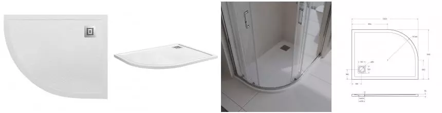 Душевой поддон «Belbagno» TRAY-MR-UNO-RH-120/90-550-35-W-R низкий из литьевого мрамора прямоугольно-асимметричный без сифона белый правый Душевой поддон «Belbagno» TRAY-MR-UNO-RH-120/90-550-35-W-R низкий из литьевого мрамора прямоугольно-асимметричный без сифона белый правый