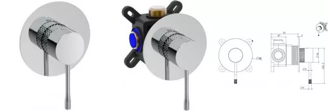 Смеситель для душа «Allen Brau» Priority 4.0 5.31C12-00 хром Смеситель для душа «Allen Brau» Priority 4.0 5.31C12-00 хром