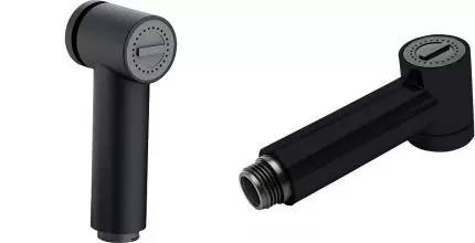 Ручная гигиеническая лейка «Kludi» 7343439-00 чёрная матовая