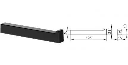 Держатель для туалетной бумаги «Keuco» Edition 11 11163370000 на стену чёрный матовый Держатель для туалетной бумаги «Keuco» Edition 11 11163370000 на стену чёрный матовый