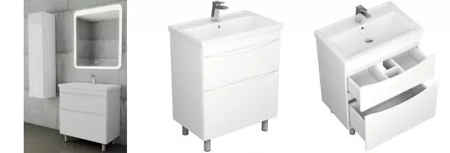 Мебель для ванной «Veneciana» Марано 70 белая