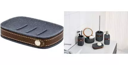 Мыльница «Ridder» Superior 2232307 на стол серая