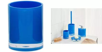 Стакан для зубных щёток «Ridder» Gaudy 2231103 на стол синий
